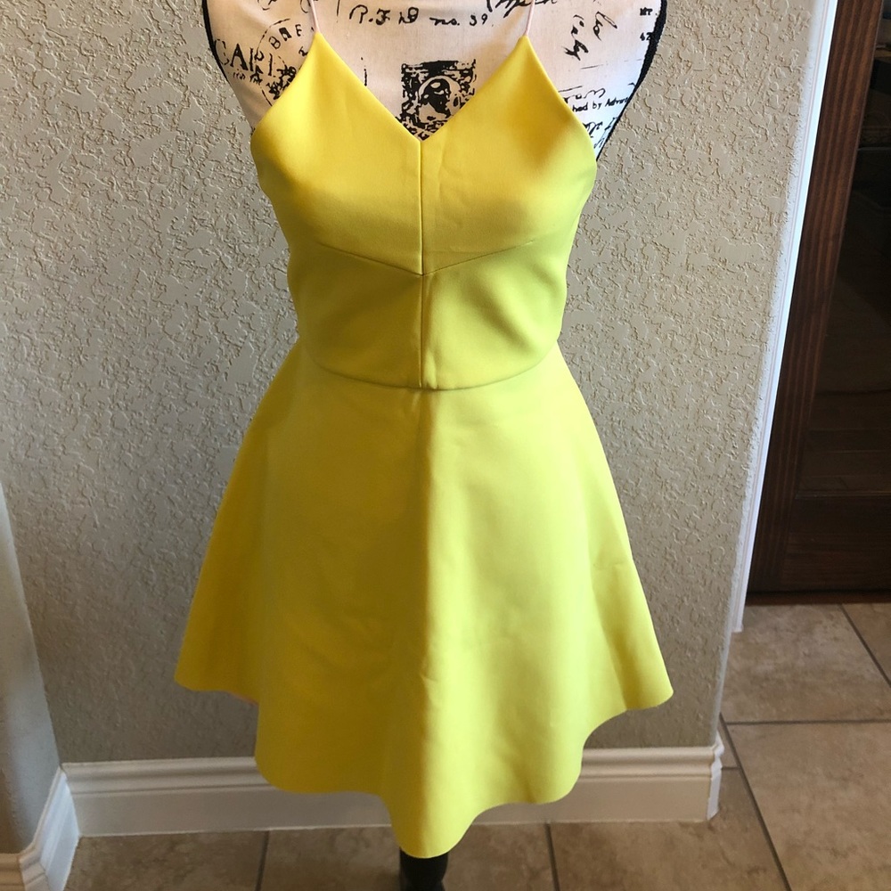 JOA Los Angeles Yellow Dress